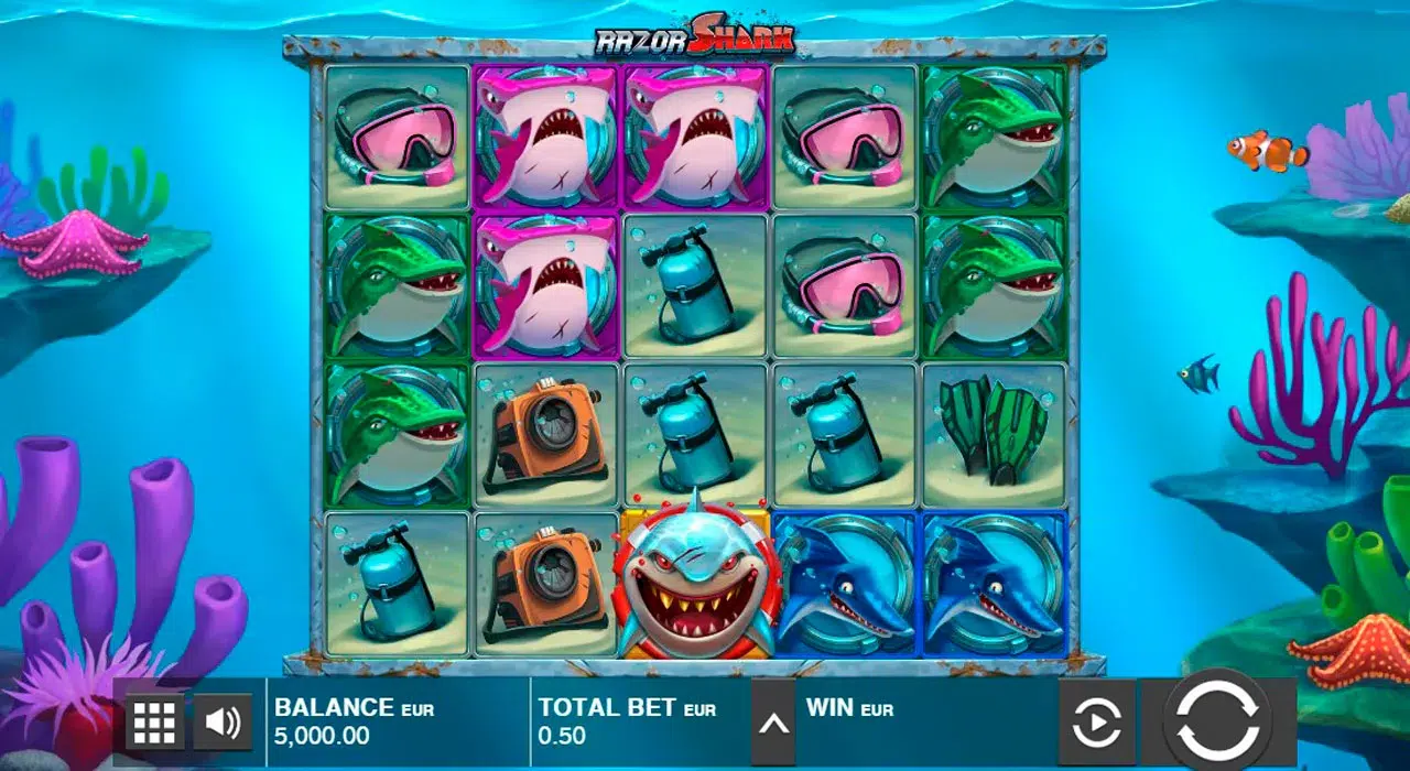 Основные особенности Razor Shark Игровой автомат