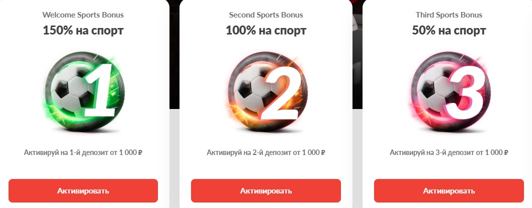 Бонусы 1GO Casino