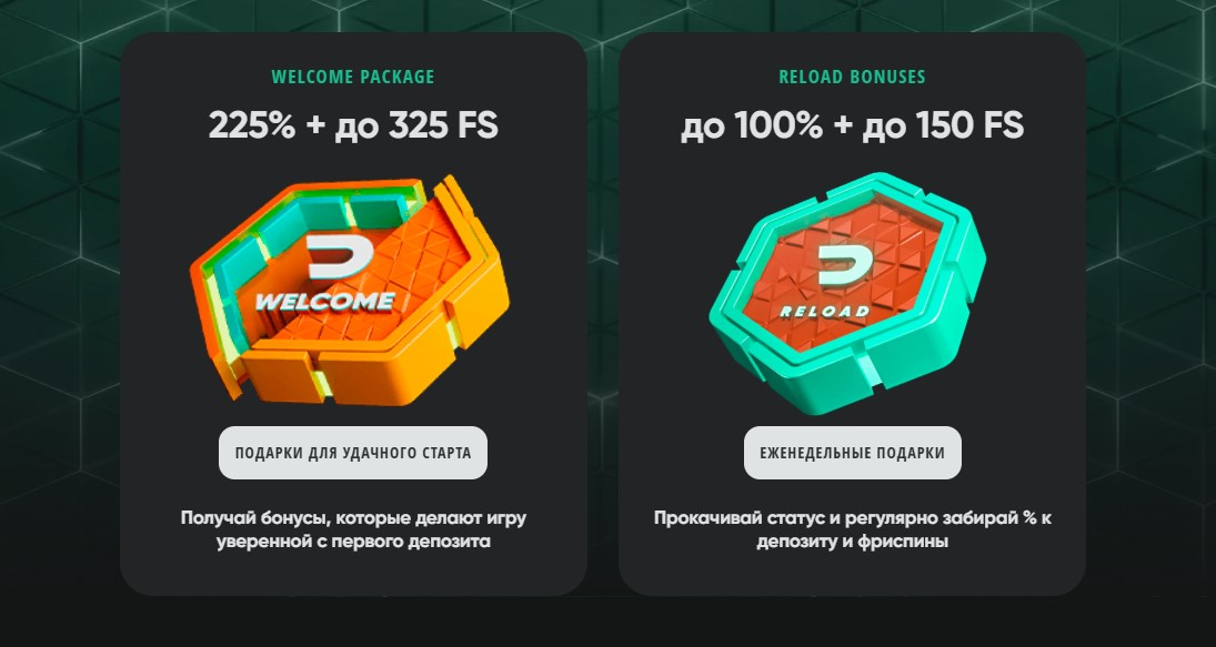 Выгодные бонусы DRIP Casino в 2025 году