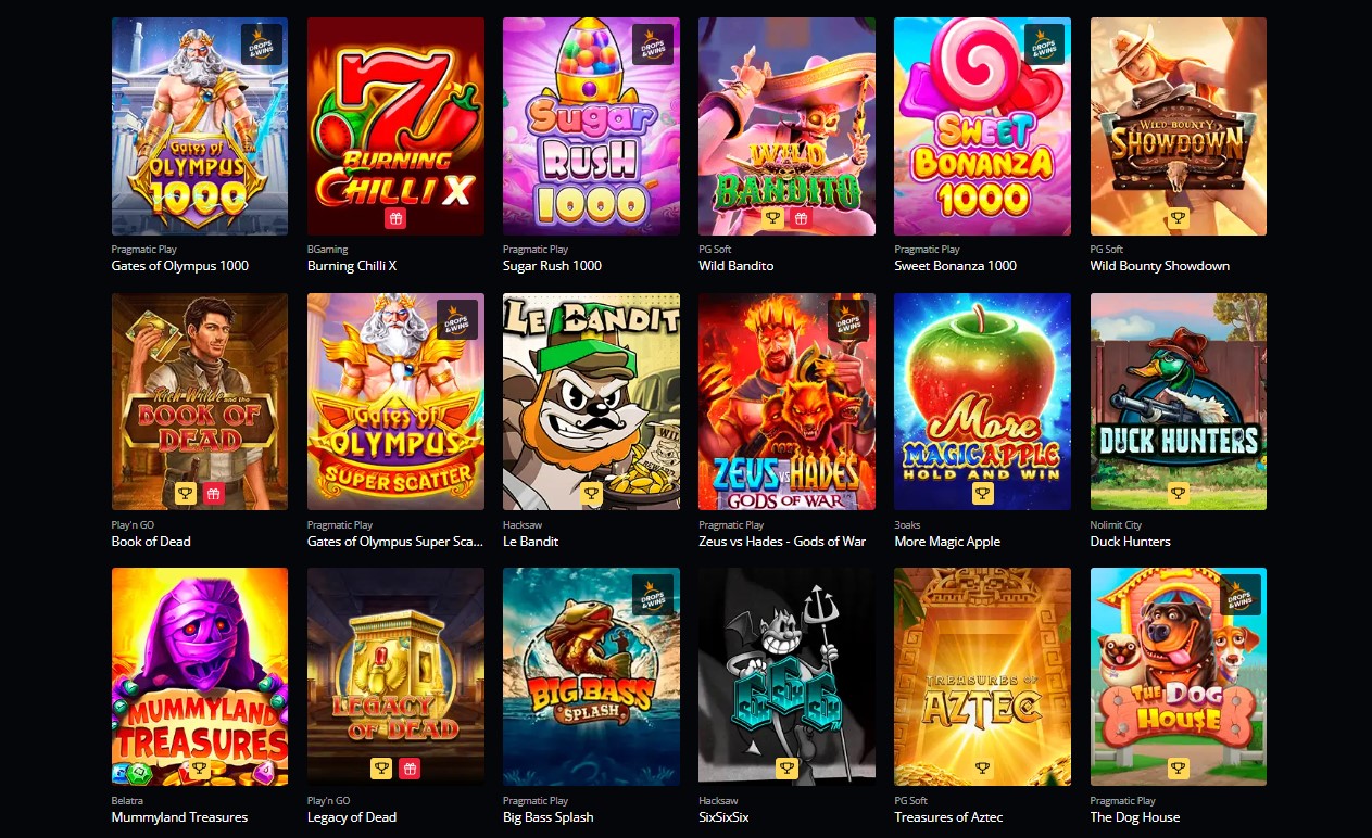 Игры в STARDA Casino